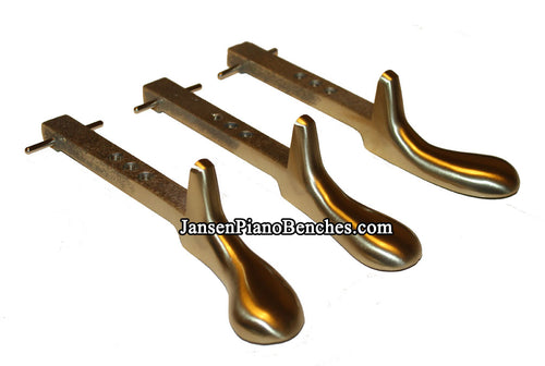 brass upright piano pedals model 1583
