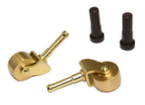 Spinet Piano Wheels Brass