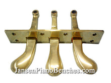 Load image into Gallery viewer, steinway piano pedal replacement solid brass