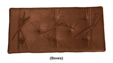 Load image into Gallery viewer, brown piano bench cushion