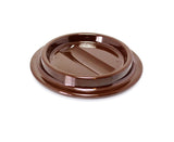 Brown Lucite Piano Caster Cups 4-1/2"
