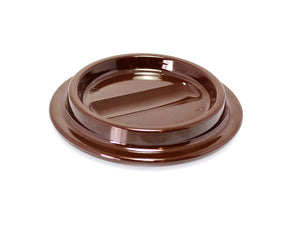 Brown Lucite Piano Caster Cups 4-1/2"