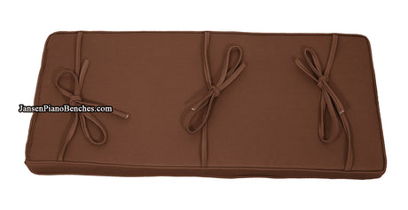 brown piano bench pad cushion grk