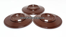 Load image into Gallery viewer, piano caster cup brown plastic
