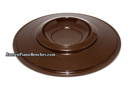 brown piano caster cups plastic