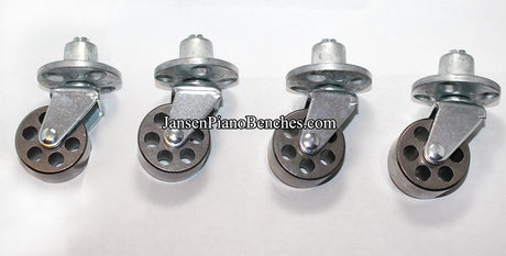 cast iron upright piano wheels
