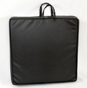 piano booster cushion with handles black