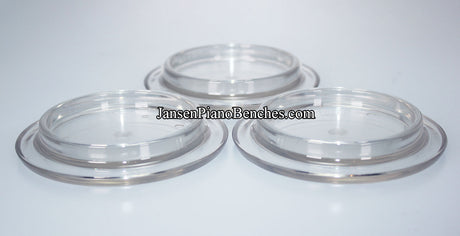 grand piano pads clear lucite