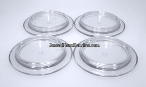 upright piano pads clear lucite