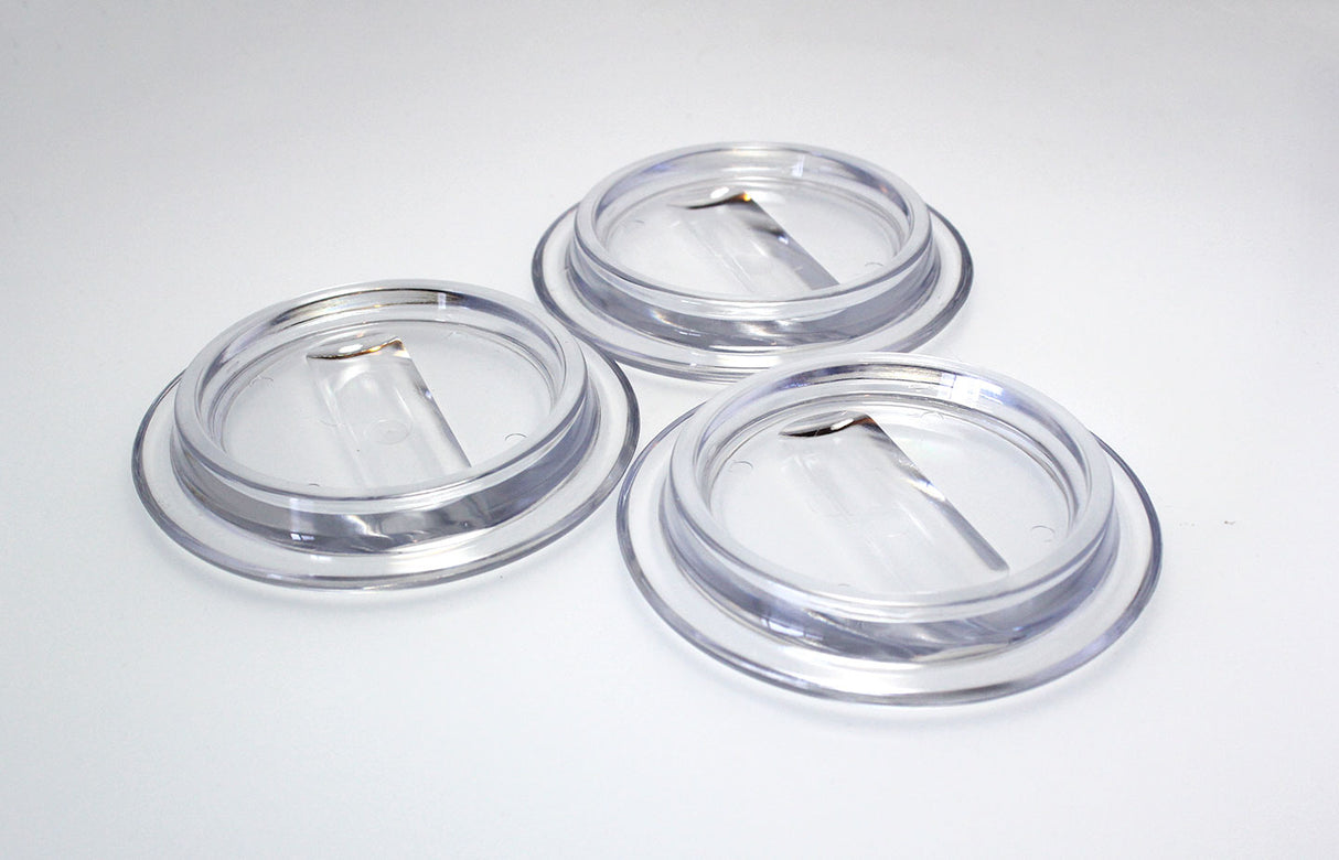 Clear Lucite Piano Caster Cups 4-1/2"