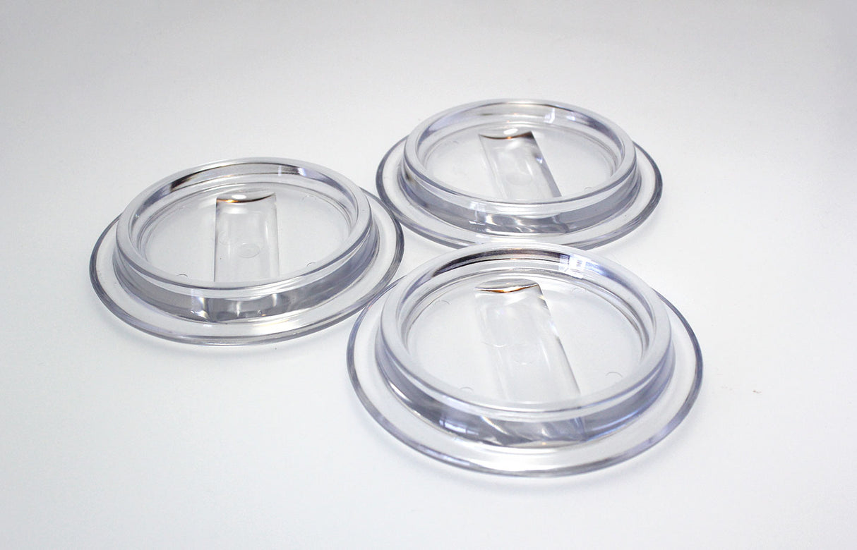 Clear Lucite Piano Caster Cups 4-1/2"