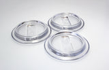 Clear Lucite Piano Caster Cups 4-1/2"