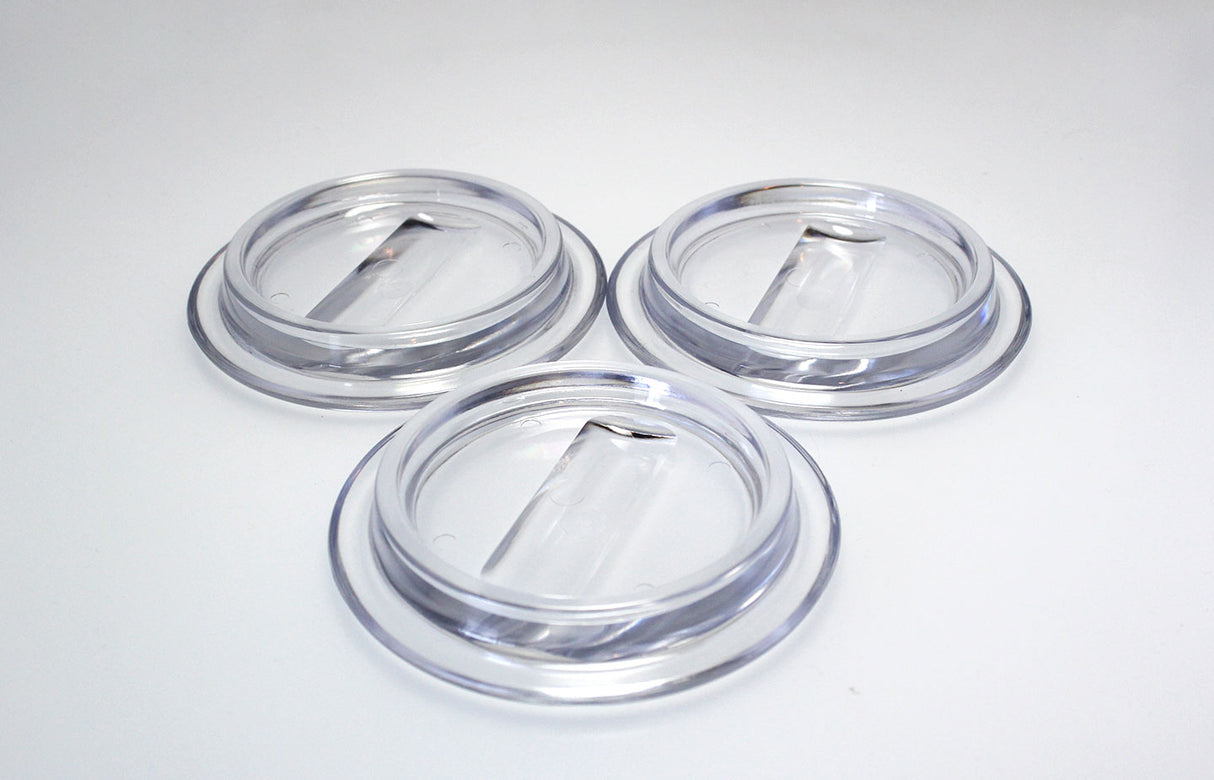 Clear Lucite Piano Caster Cups 4-1/2"