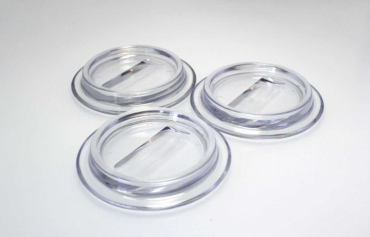 Clear Lucite Piano Caster Cups 4-1/2"
