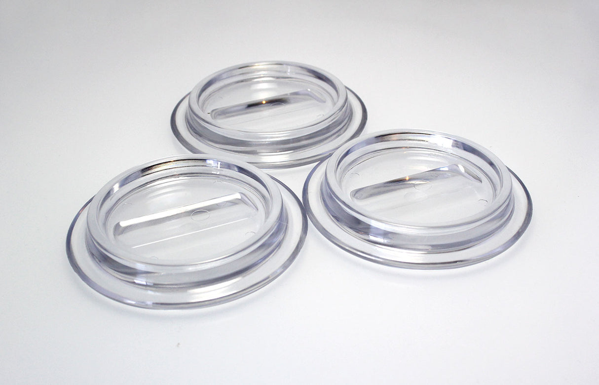 Clear Lucite Piano Caster Cups 4-1/2"