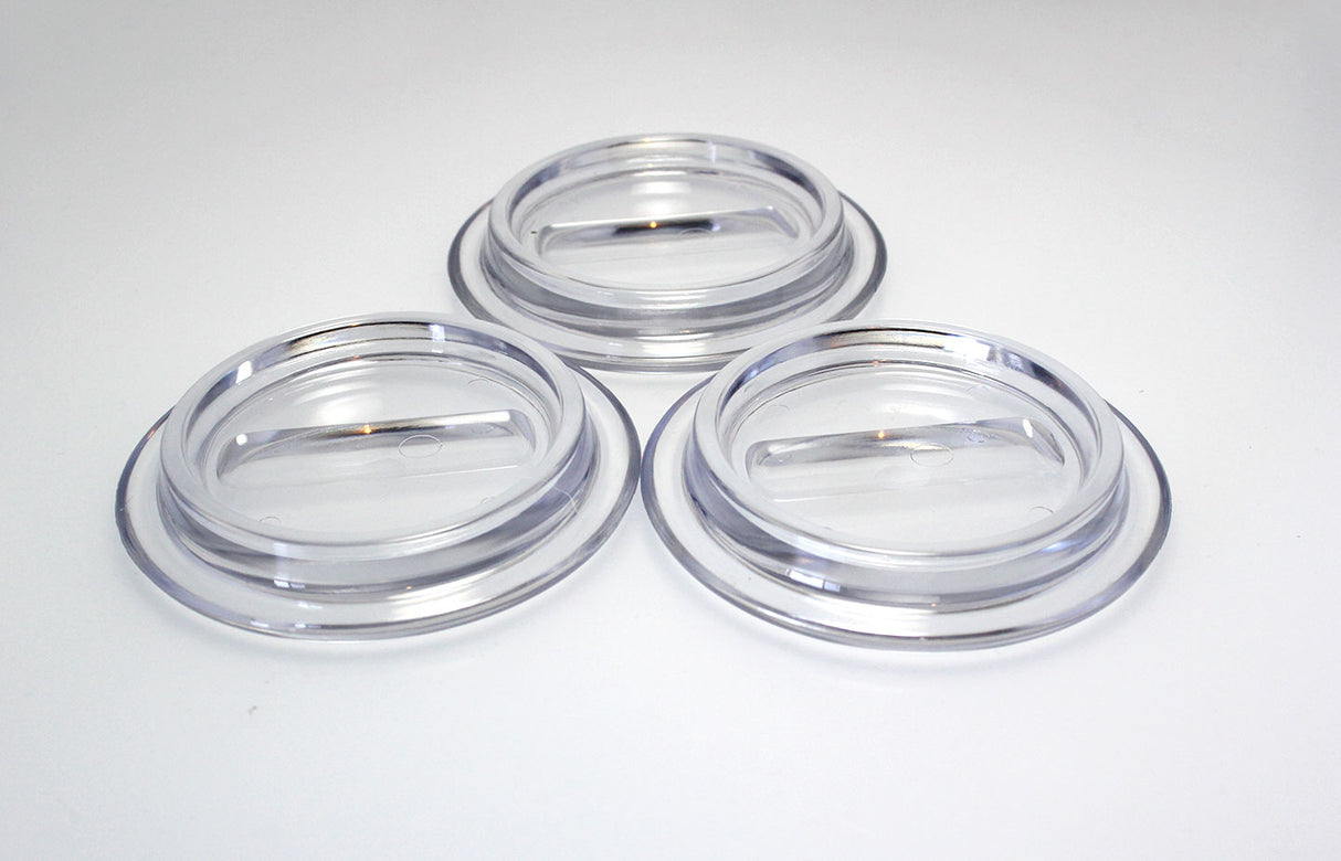 Clear Lucite Piano Caster Cups 4-1/2"