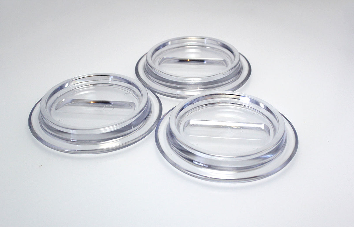 Clear Lucite Piano Caster Cups 4-1/2"