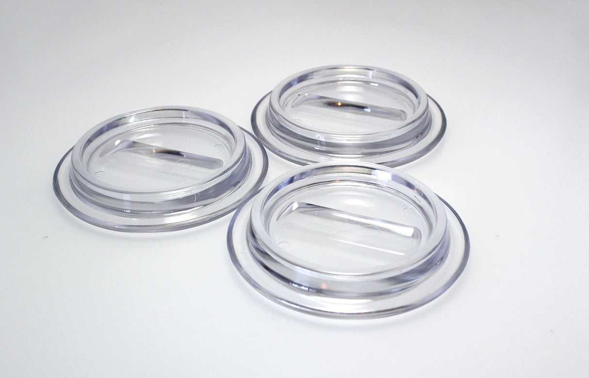 Clear Lucite Piano Caster Cups 4-1/2"