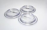 Clear Lucite Piano Caster Cups 4-1/2"