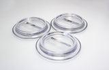 Clear Lucite Piano Caster Cups 4-1/2"