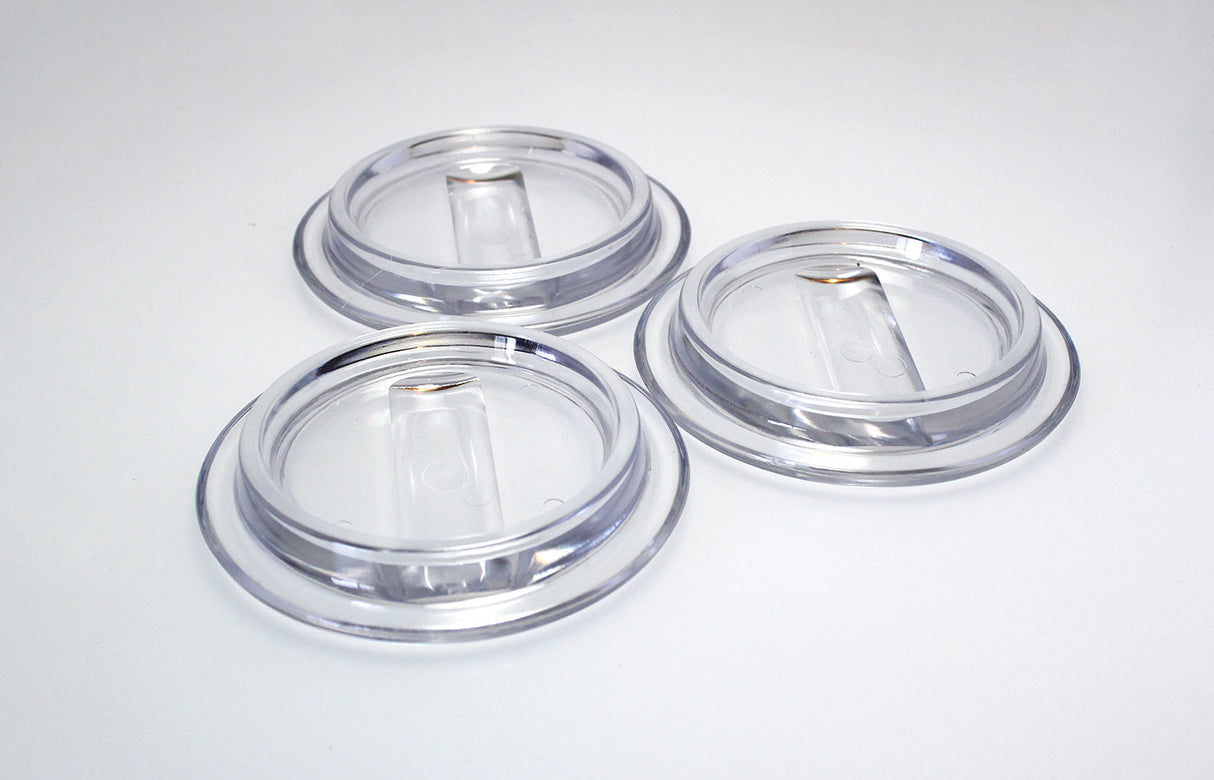 Clear Lucite Piano Caster Cups 4-1/2"