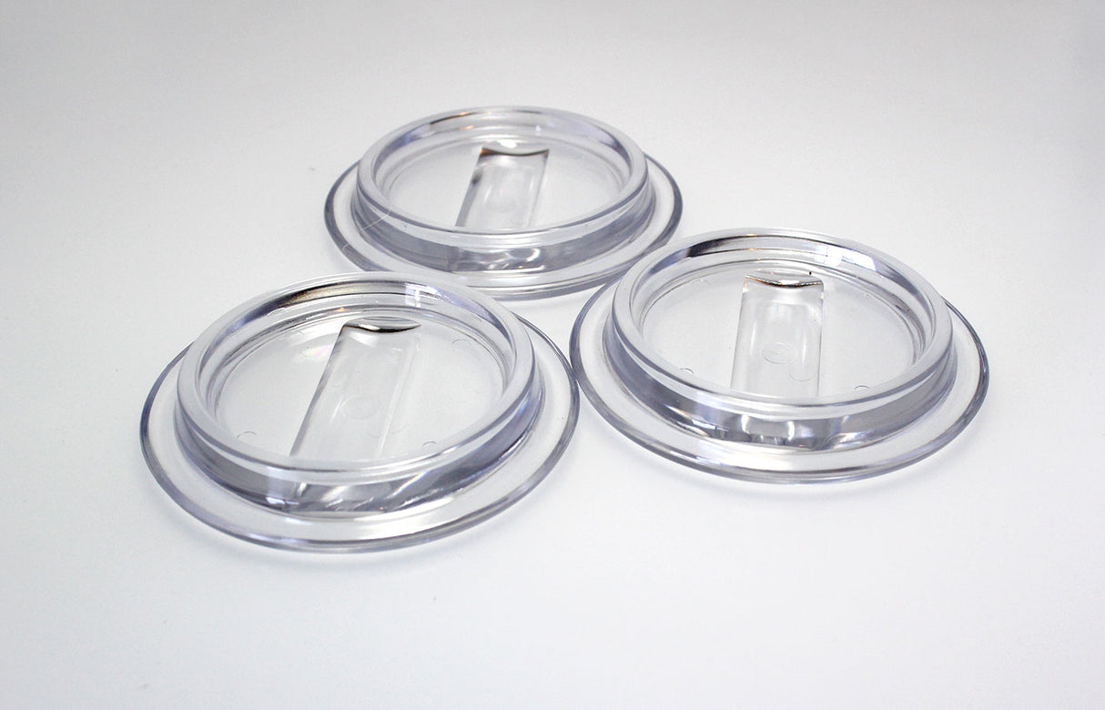Clear Lucite Piano Caster Cups 4-1/2"