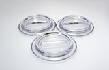 Clear lucite caster cups