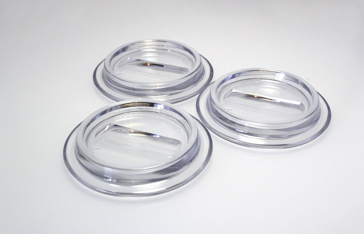 clear piano caster pads