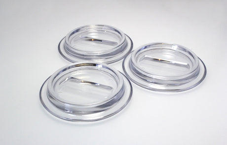 clear piano caster pads