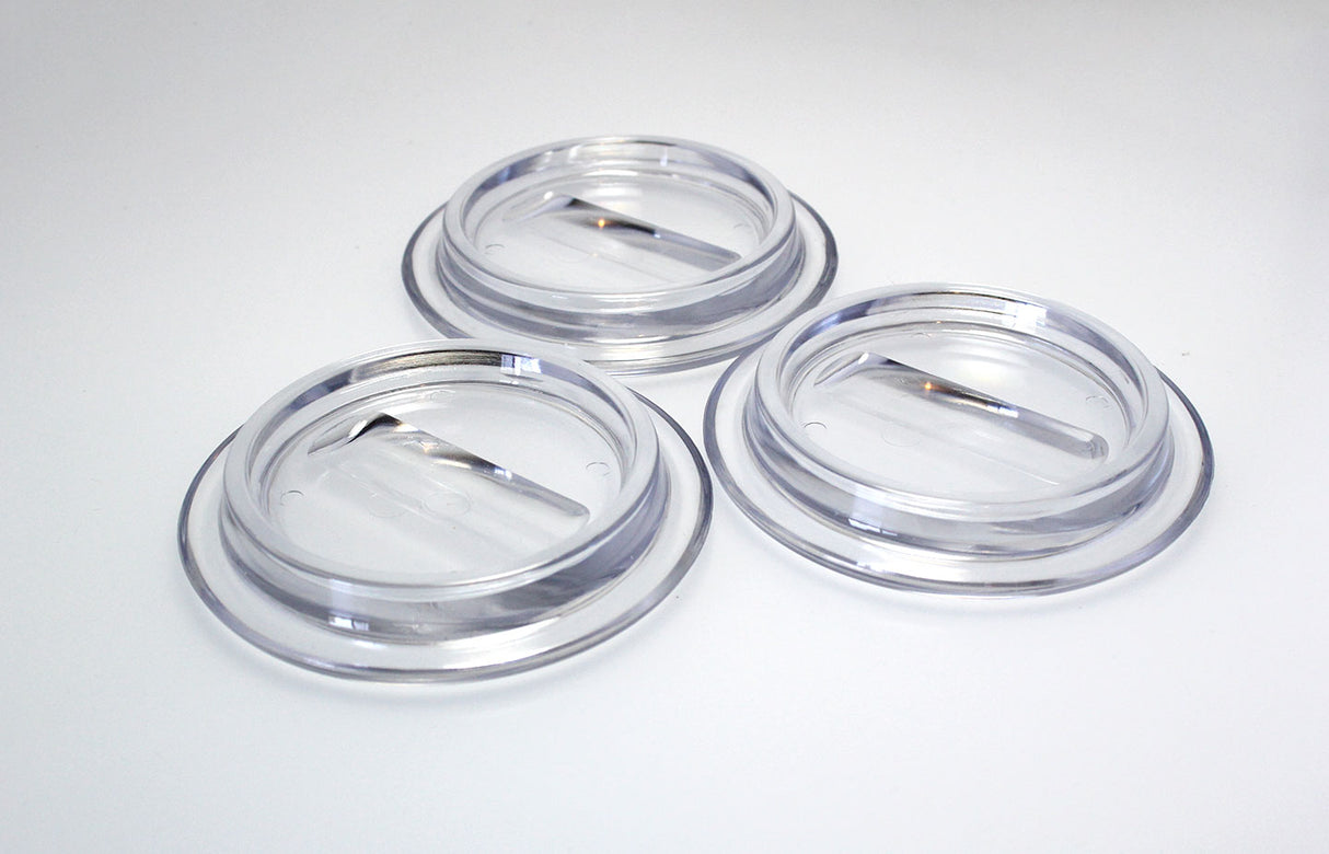 Clear Lucite Piano Caster Cups 4-1/2"