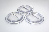 Clear Lucite Piano Caster Cups 4-1/2"