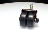 Heavy-Duty Dual Rubber Piano Wheels for Grand and Upright Pianos