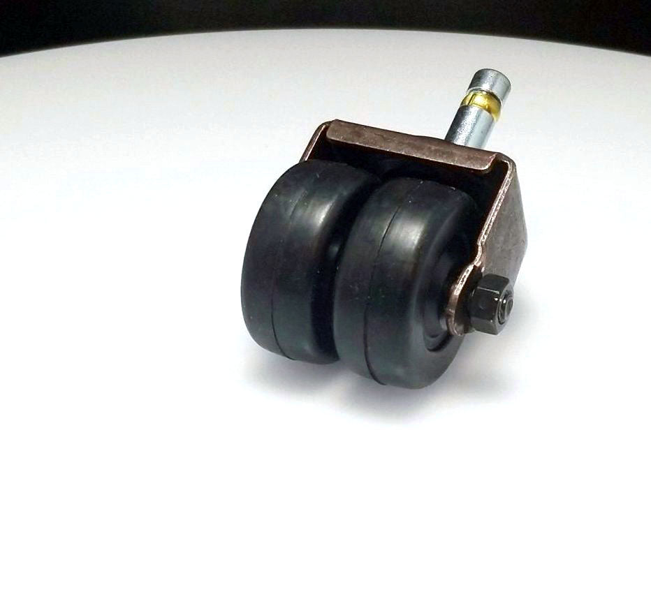 Heavy-Duty Dual Rubber Piano Wheels for Grand and Upright Pianos