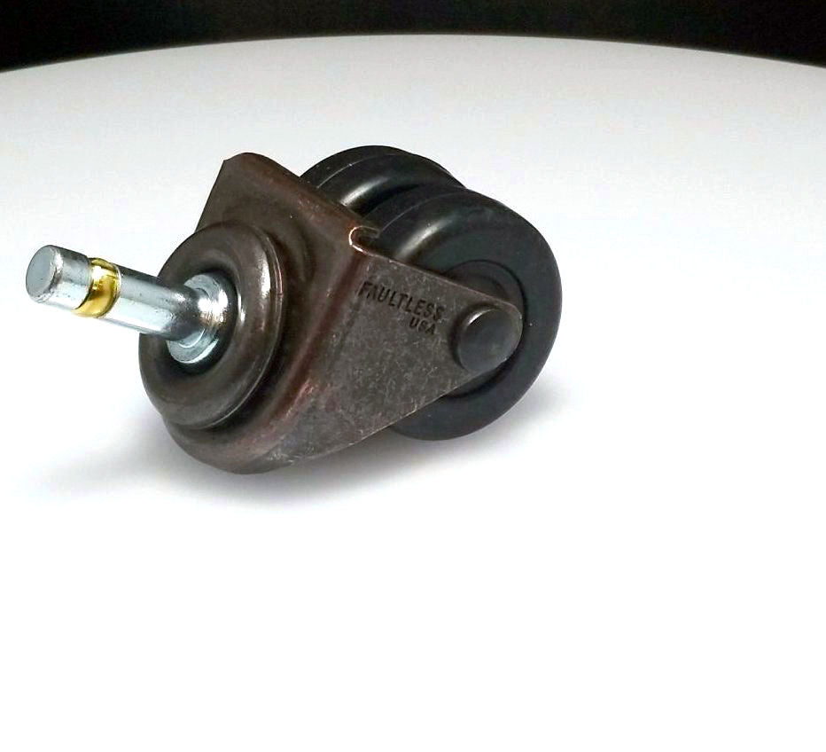Heavy-Duty Dual Rubber Piano Wheels for Grand and Upright Pianos