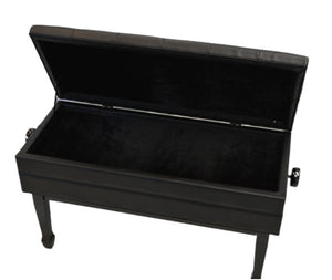 Duet Adjustable Piano Bench with Sheet Music Storage Compartment
