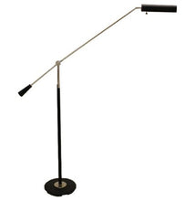 Load image into Gallery viewer, Satin Nickel and Black finish Piano Floor Lamp House of Troy