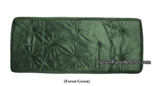 Load image into Gallery viewer, Jansen piano bench cushion forest green
