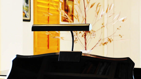 clip on black led piano light