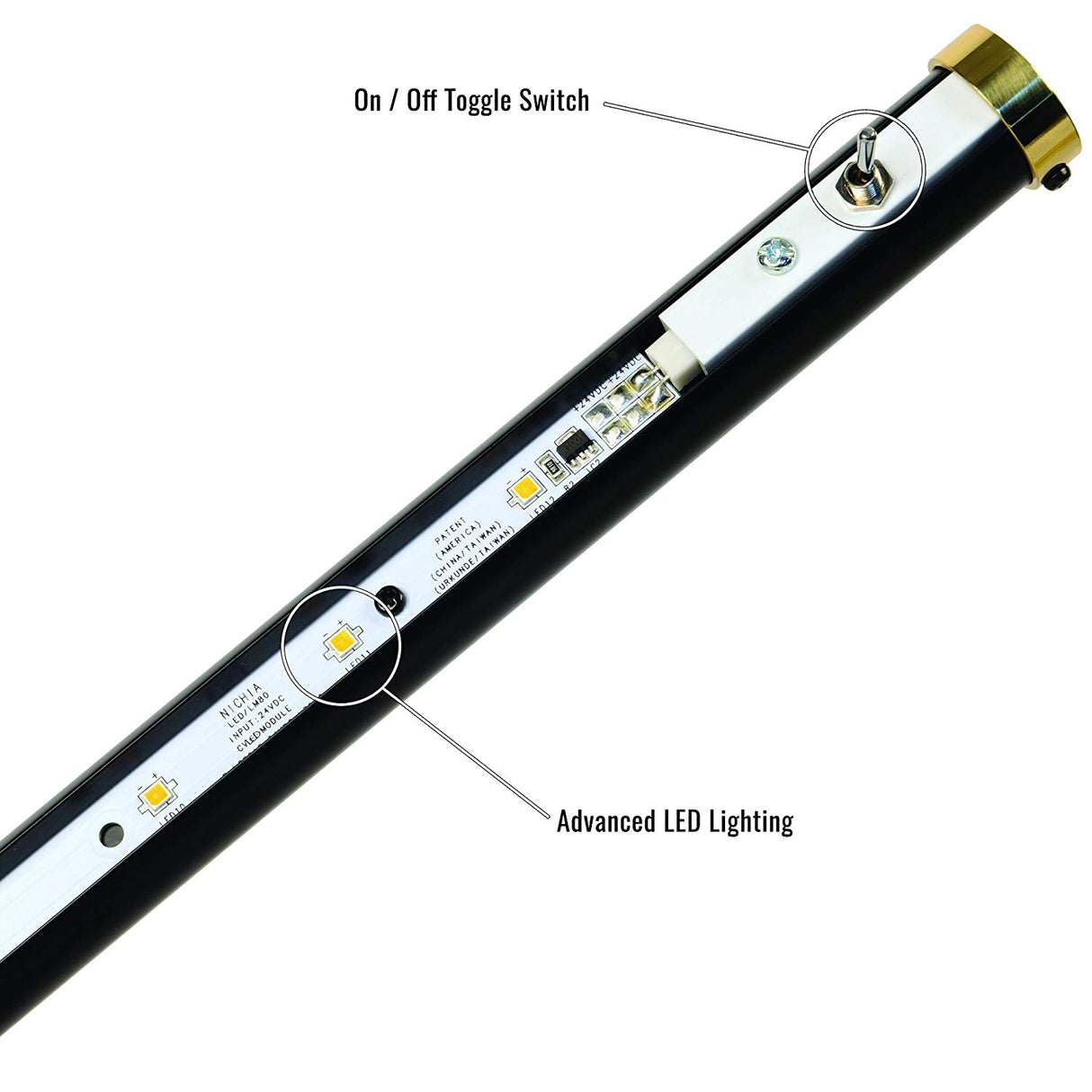 Cocoweb LED Grand Piano Lamp 19" GPLED19