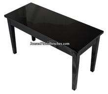 Load image into Gallery viewer, grand piano bench high gloss black