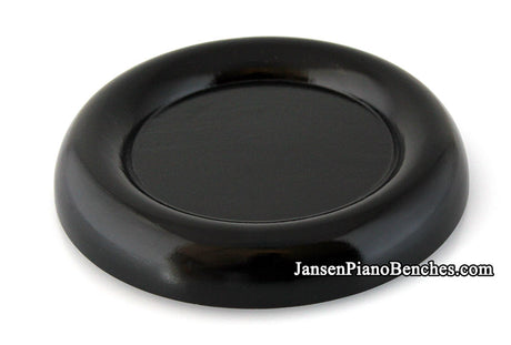 ebony grand piano caster cup 838e