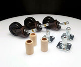 Piano Casters Rubber Wheels