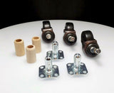 Piano Casters Rubber Wheels