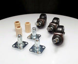 Piano Casters Rubber Wheels