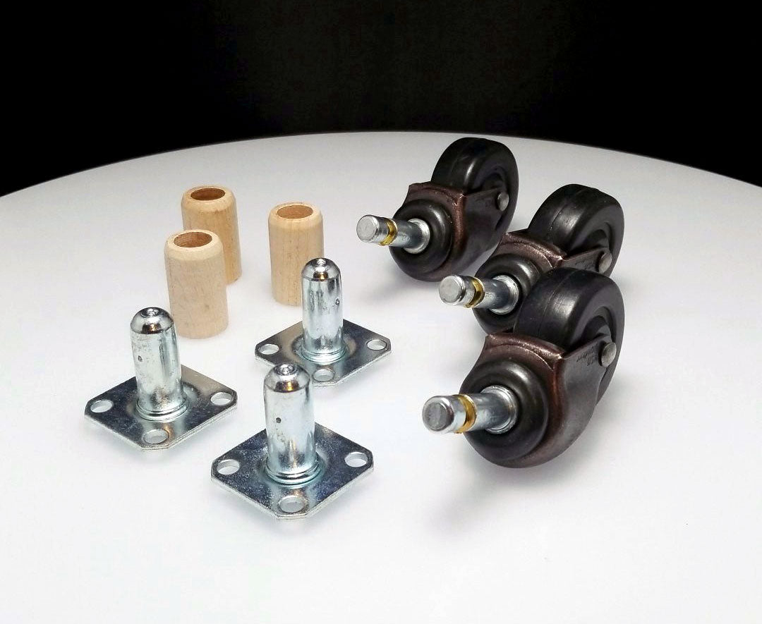 Piano Casters Rubber Wheels