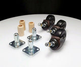 Piano Casters Rubber Wheels