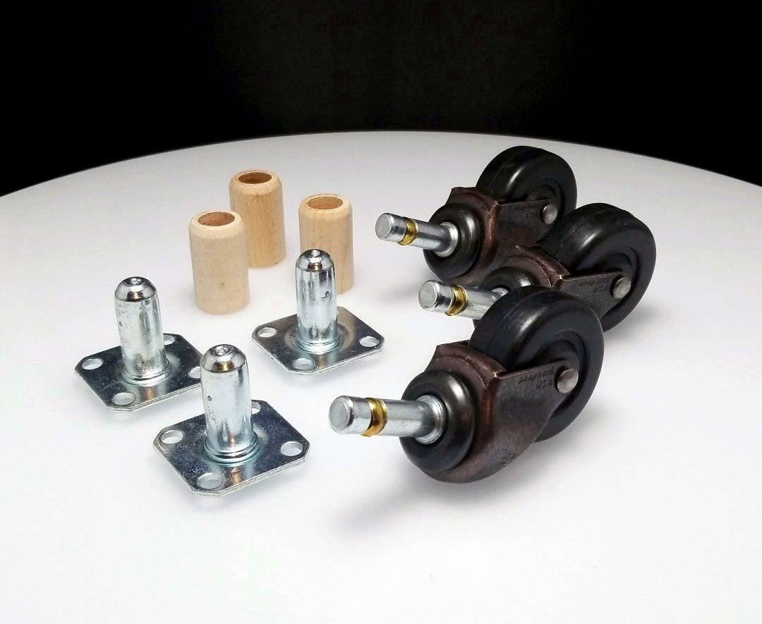 Piano Casters Rubber Wheels