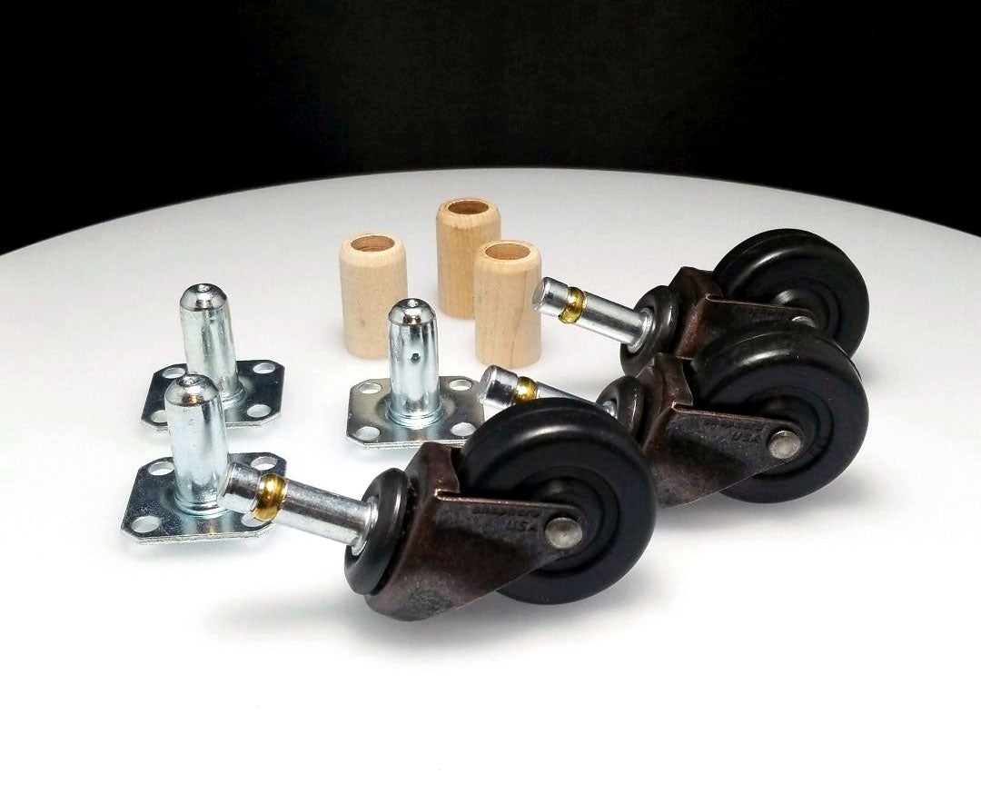 Piano Casters Rubber Wheels