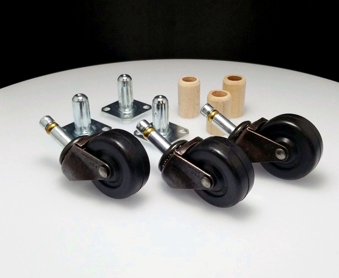 Piano Casters Rubber Wheels