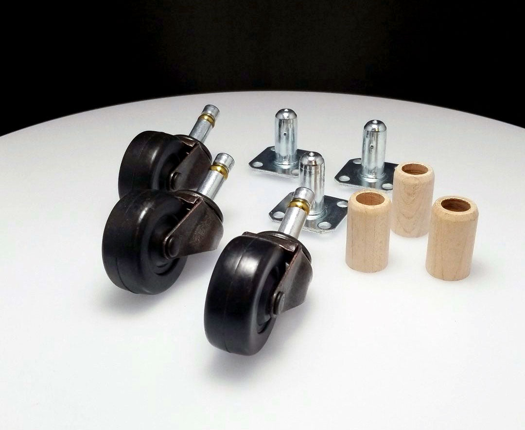 Piano Casters Rubber Wheels